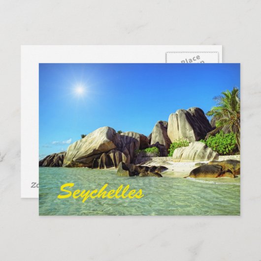 Seychellen Briefkaart (Voorkant / Achterkant)