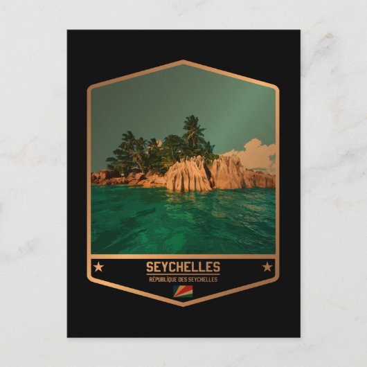 Seychellen Briefkaart (Voorkant)