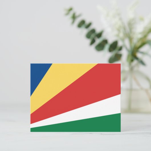 seychellen briefkaart (Staand voorkant)