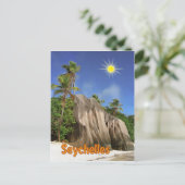 Seychellen Briefkaart (Staand voorkant)