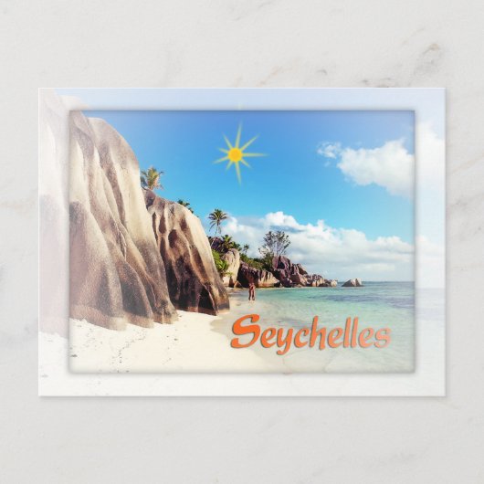 Seychellen Briefkaart (Voorkant)