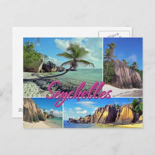 Seychellen Briefkaart (Voorkant / Achterkant)