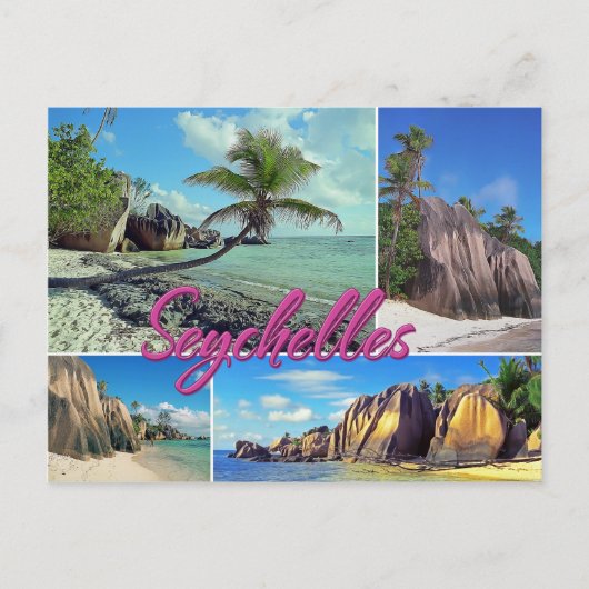 Seychellen Briefkaart (Voorkant)