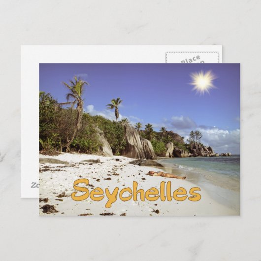 Seychellen Briefkaart (Voorkant / Achterkant)