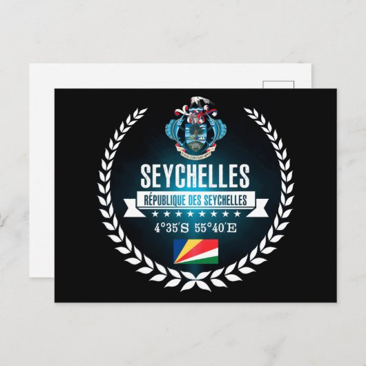 Seychellen Briefkaart (Voorkant / Achterkant)