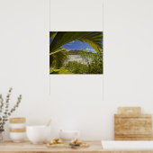 Seychellen, Curieuse eiland, Laraie baai Poster (Keuken)
