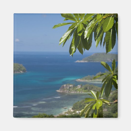 Seychellen, eiland Mahé. Westkust van Magneet (Voorkant)