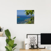 Seychellen, eiland Mahé. Westkust van Poster (Thuiskantoor)