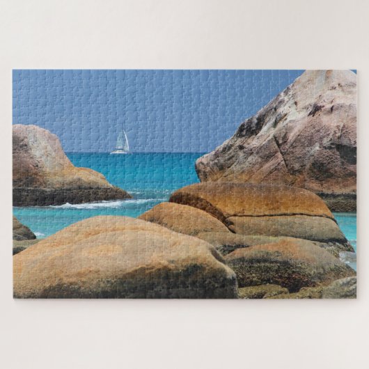 Seychellen Eiland Tropische Legpuzzel (Horizontaal)