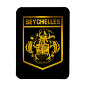 Seychellen Emblem Magneet (Verticaal)