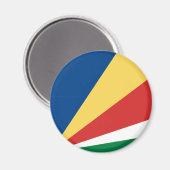 Seychellen Flag Magnet (Voorkant / Achterkant)