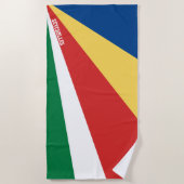 Seychellen Flag Splendid Patriotic Strandlaken (Voorkant)