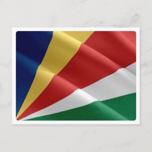 Seychellen - Golfvlag - Briefkaart (Voorkant)