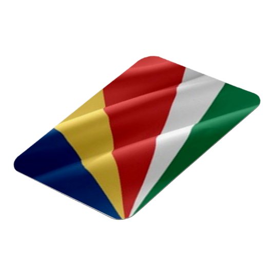 Seychellen - Golfvlag - Magneet (Linkerzijde)
