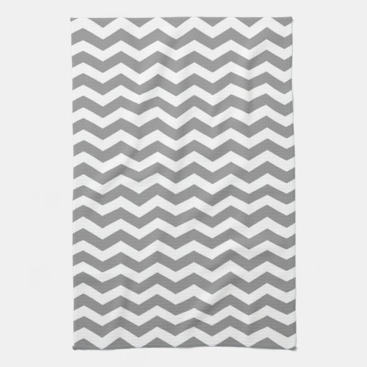 Seychellen Gray Wave Chevron Theedoek (Verticaal)