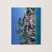 Seychellen. Ilot St. Pierre (bij Praslin) Legpuzzel (Verticaal)