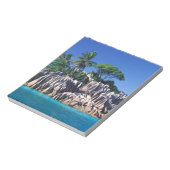 Seychellen. Ilot St. Pierre (bij Praslin) Notitieblok (Linkerzijde)
