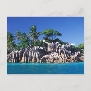 Seychellen. Ilot St. Pierre (nabij Praslin) Briefkaart