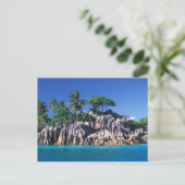 Seychellen. Ilot St. Pierre (nabij Praslin) Briefkaart (Staand voorkant)