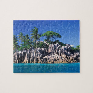 Seychellen. Ilot St. Pierre (nabij Praslin) Legpuzzel