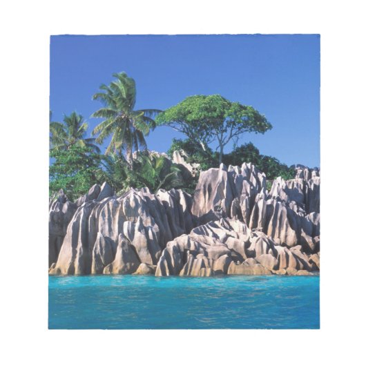 Seychellen. Ilot St. Pierre (nabij Praslin) Notitieblok (Voorkant)