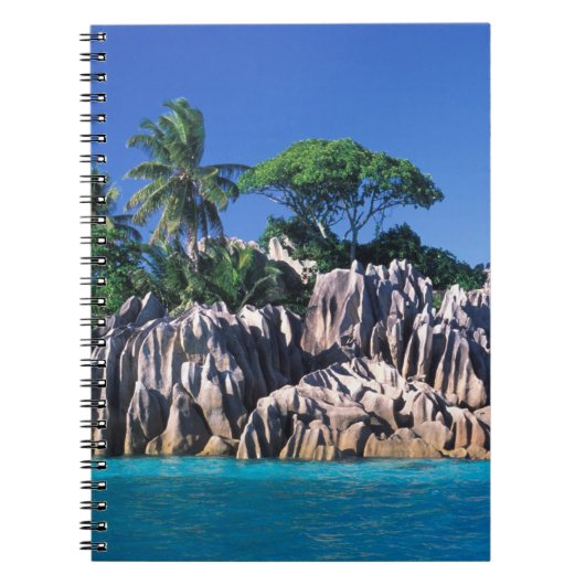 Seychellen. Ilot St. Pierre (nabij Praslin) Notitieboek (Voorkant)