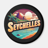 Seychellen - Indische Oceaan Magneet (Voorkant)