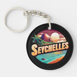 Seychellen - Indische Oceaan Sleutelhanger