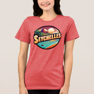 Seychellen - Indische Oceaan Tri-Blend Shirt