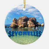 Seychellen Keramisch Ornament (Voorkant)