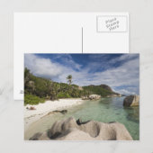 Seychellen, La Digue Island, L'Union Estate Briefkaart (Voorkant / Achterkant)
