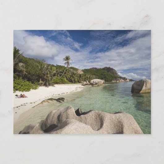 Seychellen, La Digue Island, L'Union Estate Briefkaart (Voorkant)