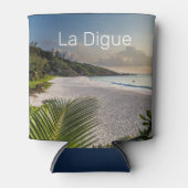 Seychellen La Digue Sunset Beach Holiday Souvenir Blikjeskoeler (Voorkant)