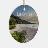 Seychellen La Digue Sunset Beach Holiday Souvenir Keramisch Ornament (Rechts)