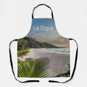 Seychellen La Digue Sunset Beach Holiday Souvenir Schort (Voorkant)