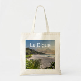 Seychellen La Digue Sunset Beach Holiday Souvenir Tote Bag