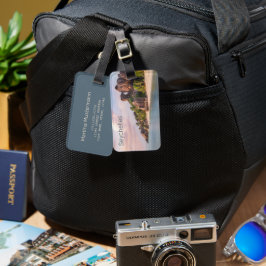 Seychellen La Digue  Sunset Holiday Gift Bagagelabel