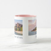 Seychellen La Digue Sunset Holiday Gift Mok (Midden)