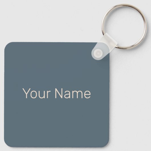 Seychellen La Digue  Sunset Holiday Gift Sleutelhanger (Achterkant)