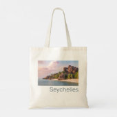 Seychellen La Digue Sunset Holiday Gift Tote Bag (Achterkant)