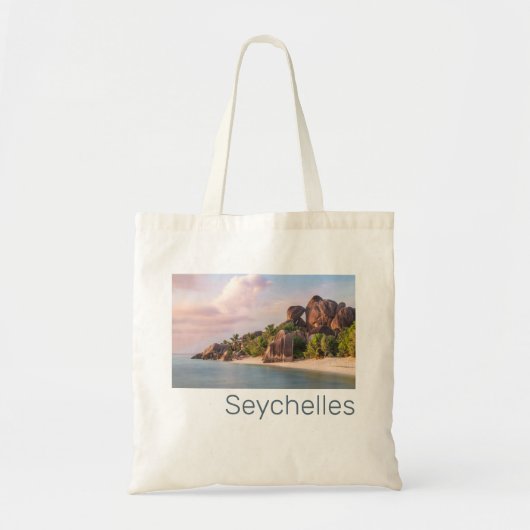 Seychellen La Digue Sunset Holiday Gift Tote Bag (Voorkant)