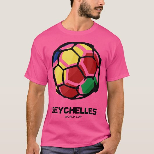 Seychellen Landenvlag T-shirt (Voorkant)