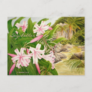 Seychellen Lily Briefkaart