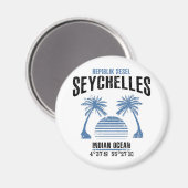 Seychellen Magneet (Voorkant / Achterkant)