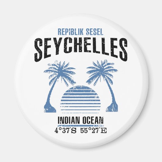 Seychellen Magneet (Voorkant)