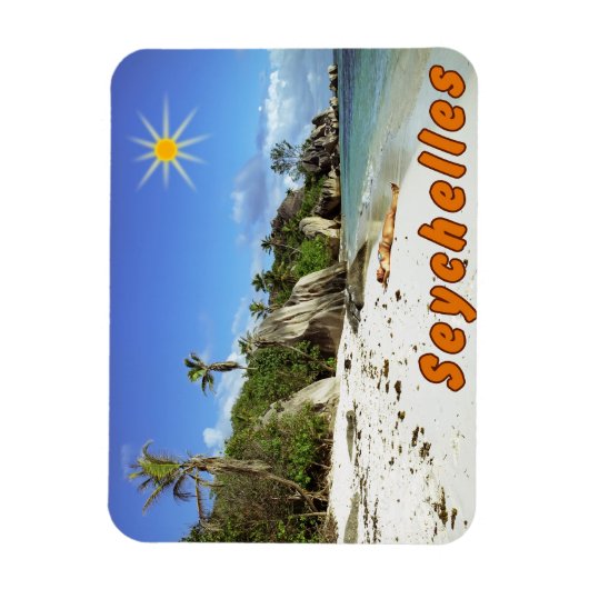 Seychellen Magneet (Verticaal)