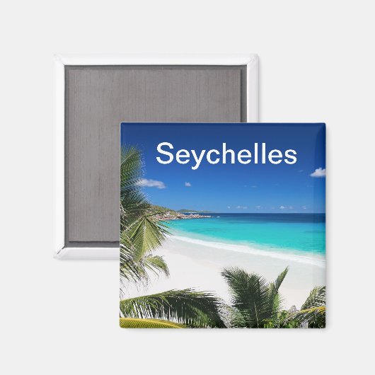 Seychellen Magneet (Voorkant / Achterkant)