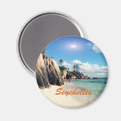 Seychellen Magneet (Voorkant / Achterkant)