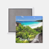 Seychellen Magneet (Voorkant / Achterkant)