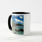 Seychellen, Mahe eiland, Anse Royale strand. 3 Mok (Voorkant links)